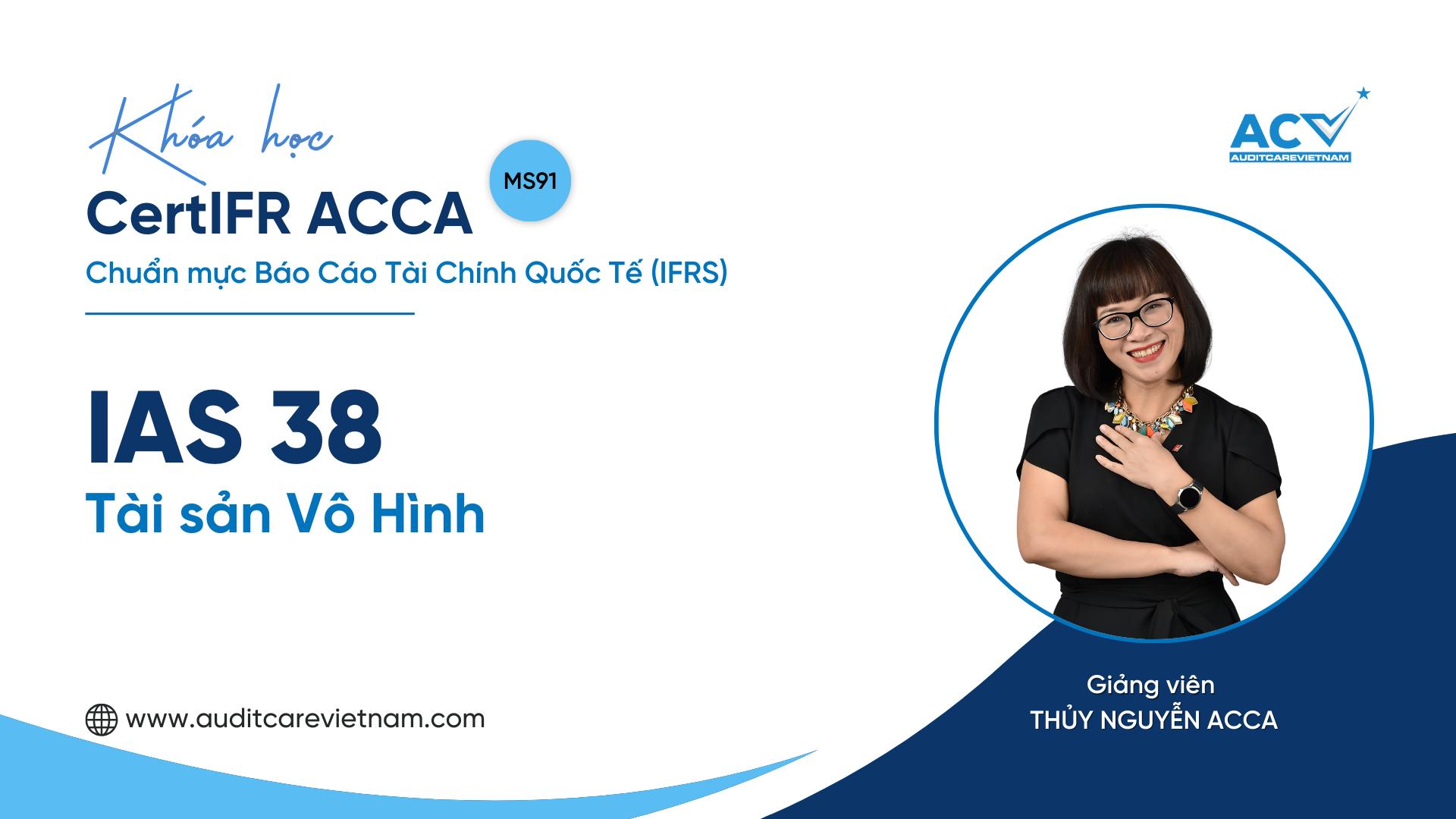 CertIFR ACCA: IAS 38 - Tài sản Vô hình