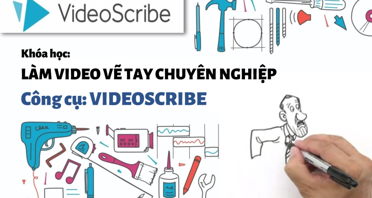 Làm chủ phần mềm biên video dạng bàn tay vẽ Videoscribe