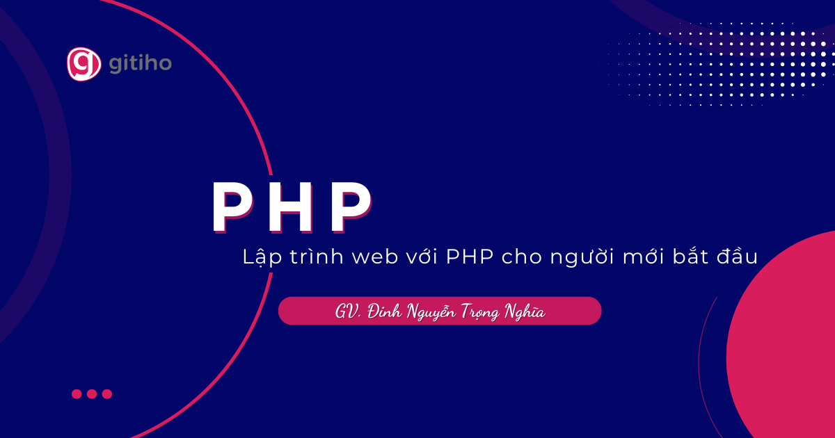 Lập trình web với PHP cho người mới bắt đầu