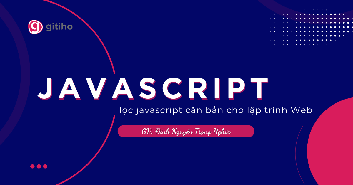Học JavaScript căn bản cho lập trình web